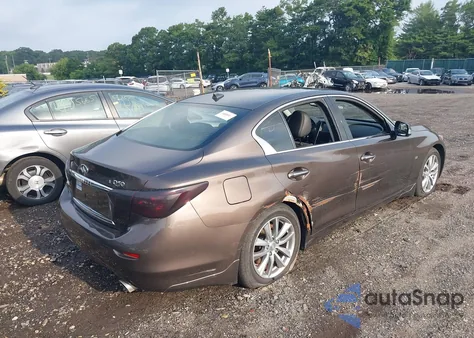 2014 Infiniti Q50 Premium from USA, damaged, VIN JN1BV7AP3EM682101
